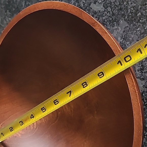 Vintage Canadian Birchwood Wooden Bowl - Picture 8 of 11